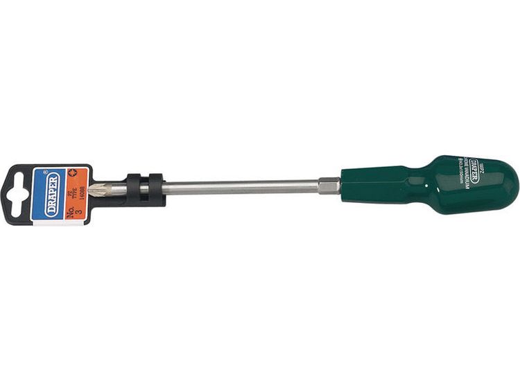 Draper 14088 No 3 x 150mm PZ Type Cabinet Pattern Screwdriver