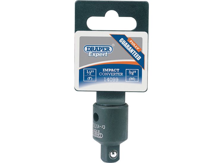 Draper 14099 1/2"(F) x 3/8"(M) Impact Socket Converter
