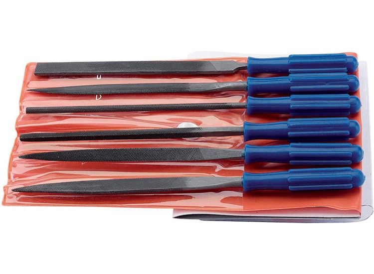 Draper 14185 100mm Warding File Set with Handles (6 Piece)