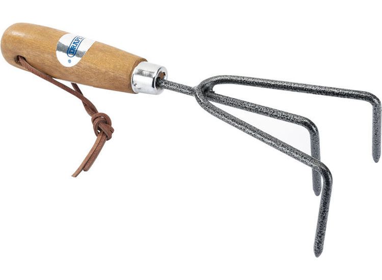 Draper 14316 Carbon Steel Heavy Duty Hand Cultivator with Ash Handle