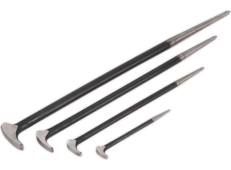 Sealey AK880 Heelbar Set 4pc 150, 300, 410, 510mm