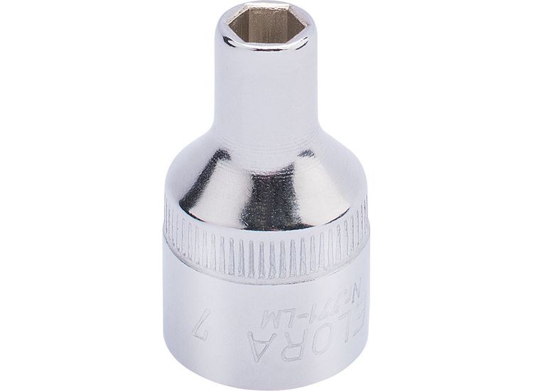 Elora 15296 7mm 1/2" Sq. Dr. Hexagon Socket