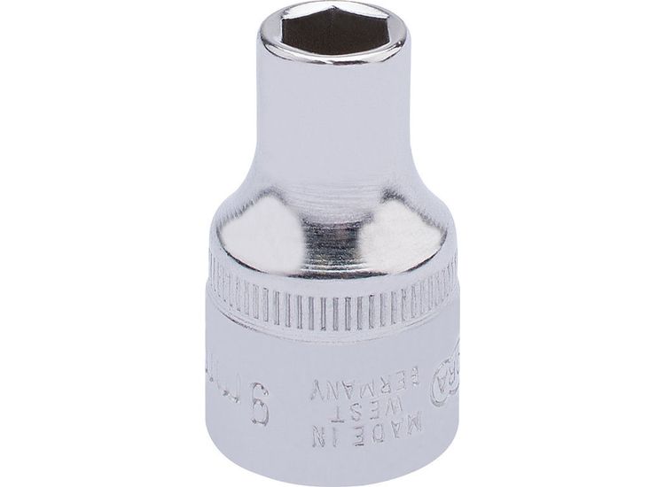 Elora 15298 9mm 1/2" Sq. Dr. Hexagon Socket