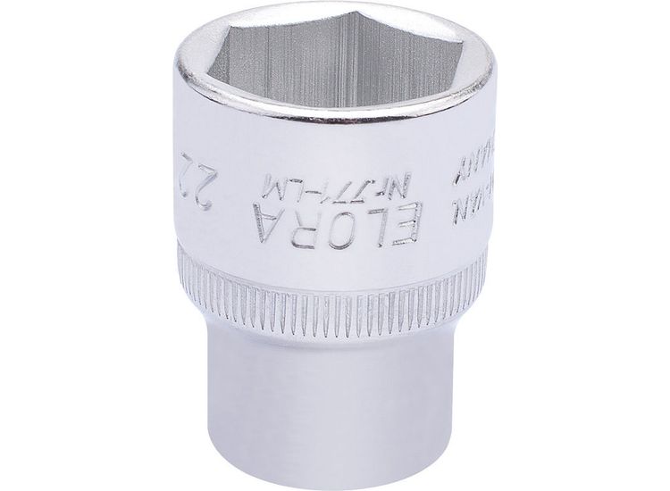 Elora 15311 22mm 1/2" Sq. Dr. Hexagon Socket