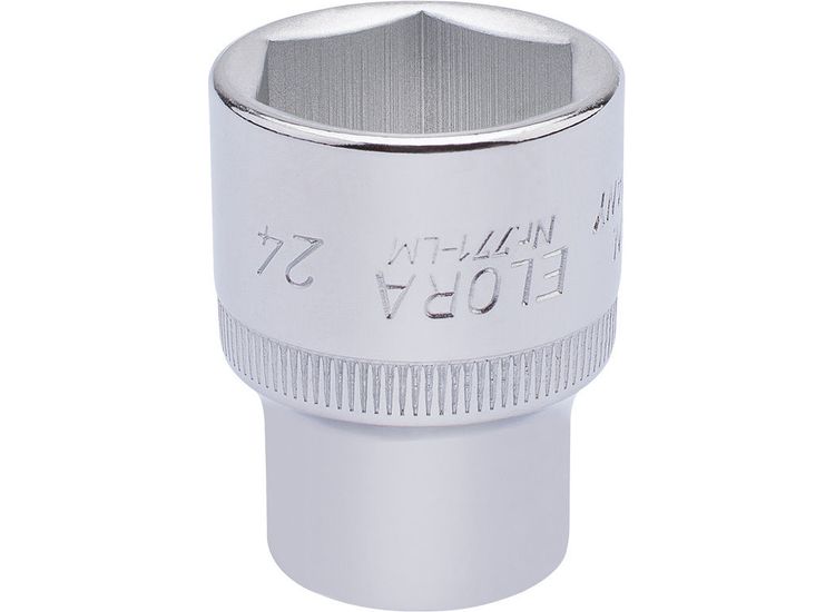 Elora 15313 24mm 1/2" Sq. Dr. Hexagon Socket