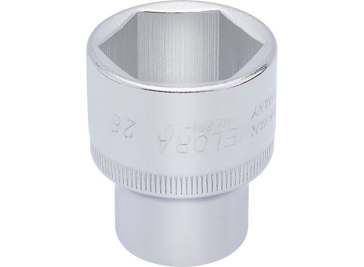 Elora 15317 28mm 1/2" Sq. Dr. Hexagon Socket
