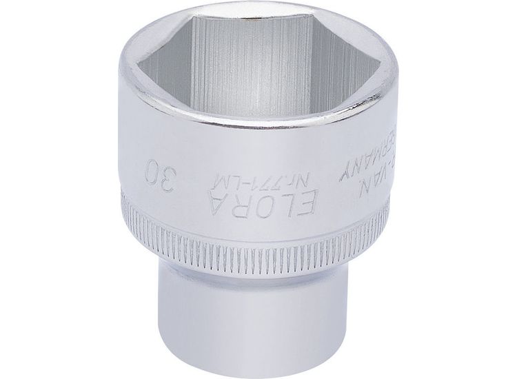 Elora 15320 30mm 1/2" Sq. Dr. Hexagon Socket