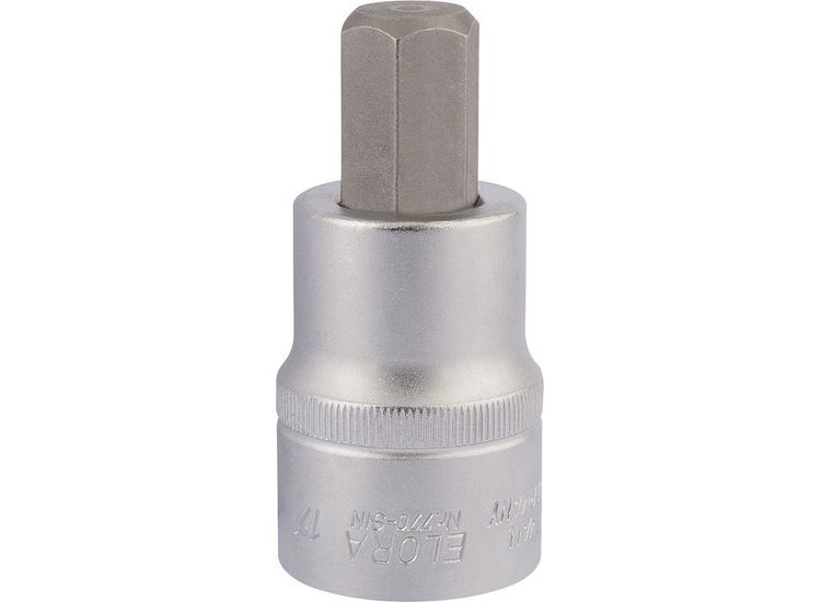 Elora 15553 17mm 3/4" Sq. Dr. Hexagon Screwdriver Socket
