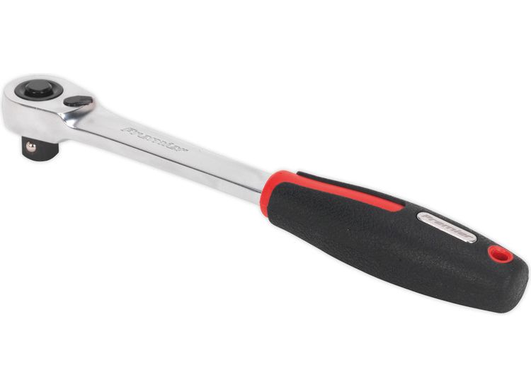Sealey AK8982 Ratchet Wrench 1/2"Sq Drive Compact Head 72-Tooth Flip Reverse Platinum Series