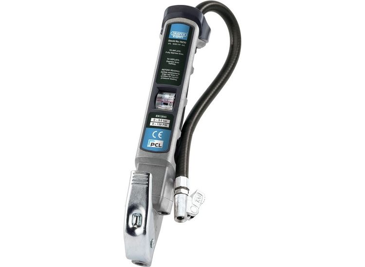 Draper Professional Air Line Inflator with Lock-On Connector
