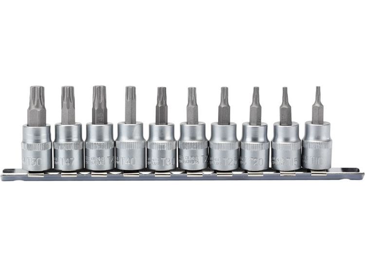 Draper 16309 3/8" Sq. Dr. 48mm Long TX-STAR&amp;#174; Socket Bit Set (10 Piece)
