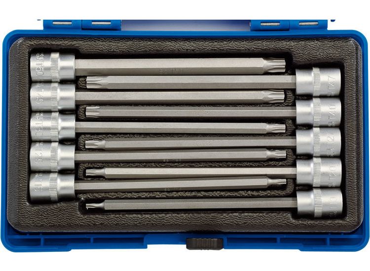 Draper 16311 3/8" Sq. Dr. 150mm Long TX-STAR&amp;#174; Socket Bit Set (10 Piece)