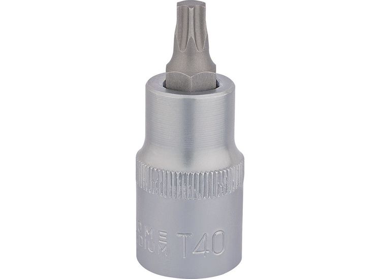 Draper 16312 T40 x 55mm 1/2" Sq. Dr. TX-STAR&amp;#174; Socket Bit