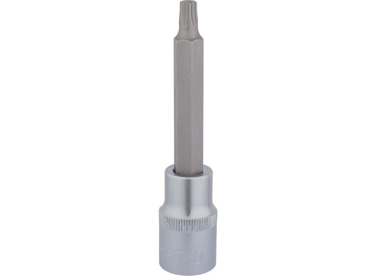 Draper 16313 T40 x 100mm 1/2" Sq. Dr. TX-STAR&amp;#174; Socket Bit