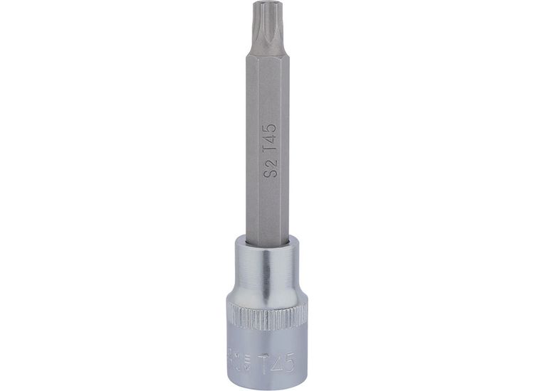 Draper 16316 T45 x 100mm 1/2" Sq. Dr. TX-STAR&amp;#174; Socket Bit