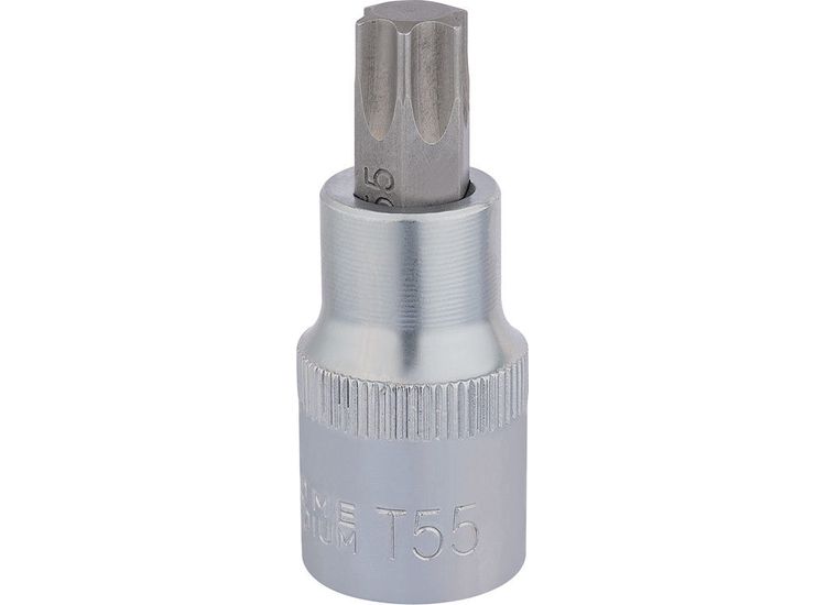 Draper 16319 T55 x 55mm 1/2" Sq. Dr. TX-STAR&amp;#174; Socket Bit