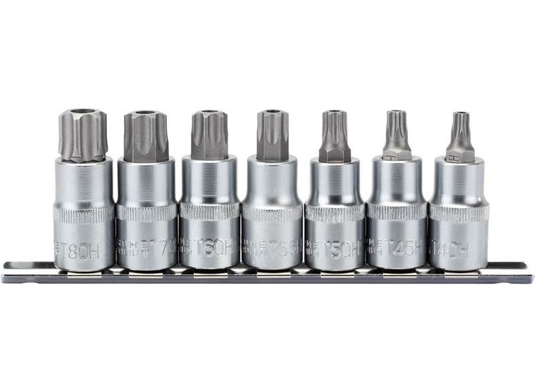 Draper 16334 1/2" Sq. Dr. TX-STAR&amp;#174; Security Socket Bit Set (7 Piece)