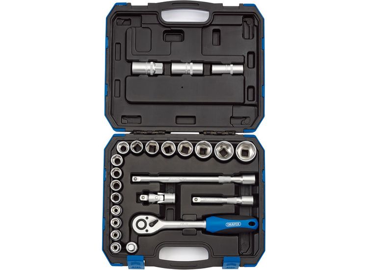 Draper 16362 1/2" Sq. Dr. Metric Socket Set (24 Piece)