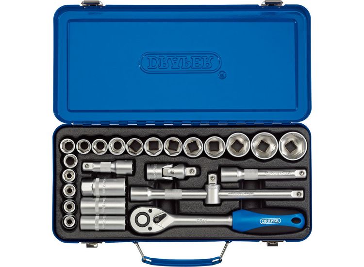 Draper 16368 1/2" Sq. Dr. Metric Socket Set (26 Piece)