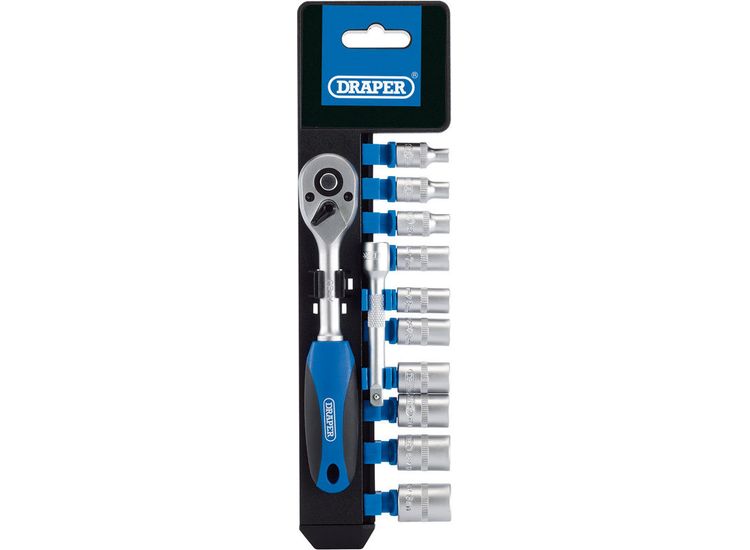 Draper 16369 1/4" Sq. Dr. Metric Socket Set (12 Piece)