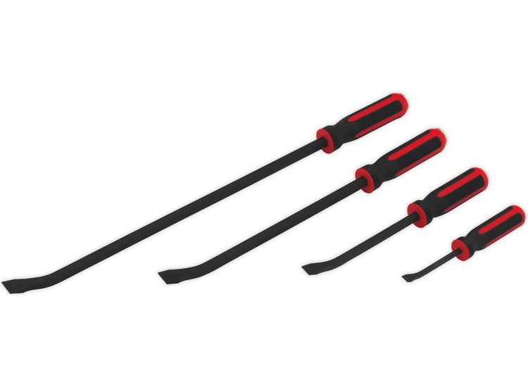 Sealey AK9105 Angled Prybar Set 4pc Heavy-Duty