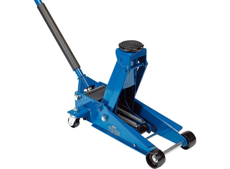 Draper 16407 Heavy Duty Trolley Jack With Twin Pistons (3 Tonne)