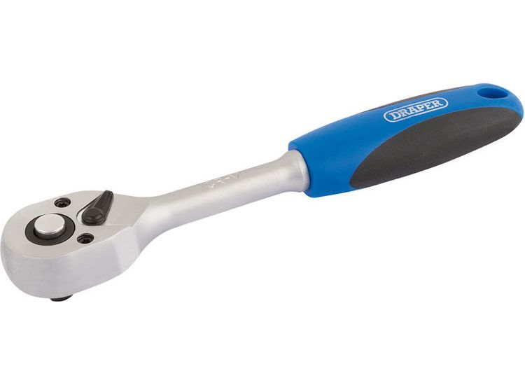 Draper 16427 1/4" Sq. Dr. 72 Tooth Reversible Soft Grip Ratchets