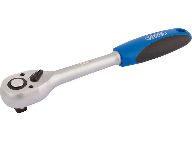 Draper 16429 1/2" Sq. Dr. 72 Tooth Reversible Soft Grip Ratchets