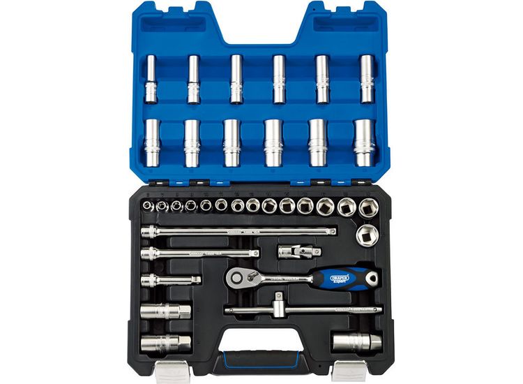 Draper 16449 3/8" Sq. Dr. Metric Socket Set (36 Piece)