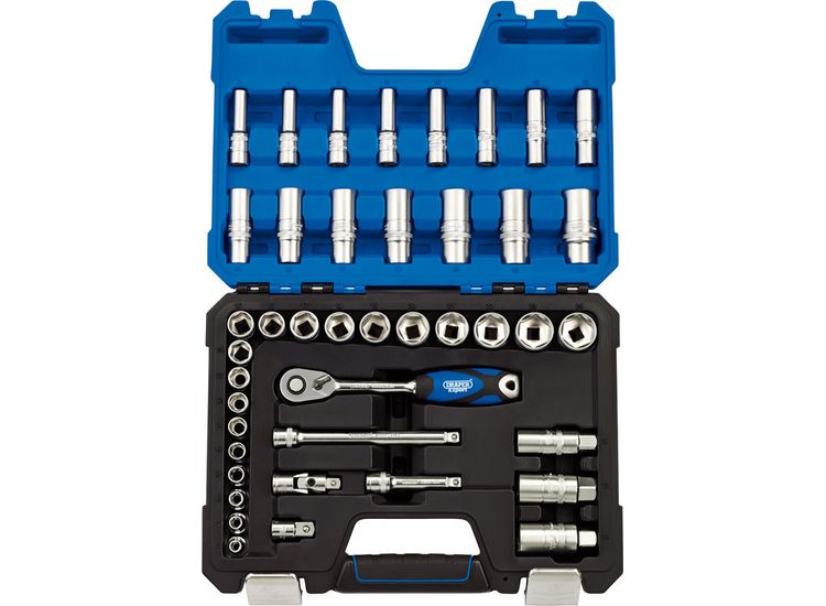 Draper 16451 3/8" Sq. Dr. Metric Socket Set (42 Piece)
