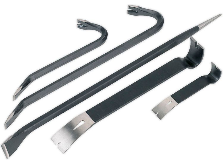Sealey AK9112 Wrecking Bar Set 5pc