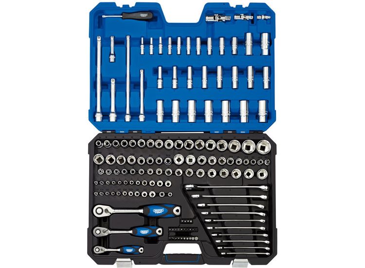 Draper 16460 1/4", 3/8" and 1/2" Sq. Dr. Tool Kit (150 Piece)