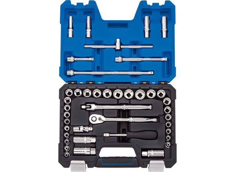 Draper 16465 3/8" Sq. Dr. Combined MM/AF Socket Set (41 Piece)