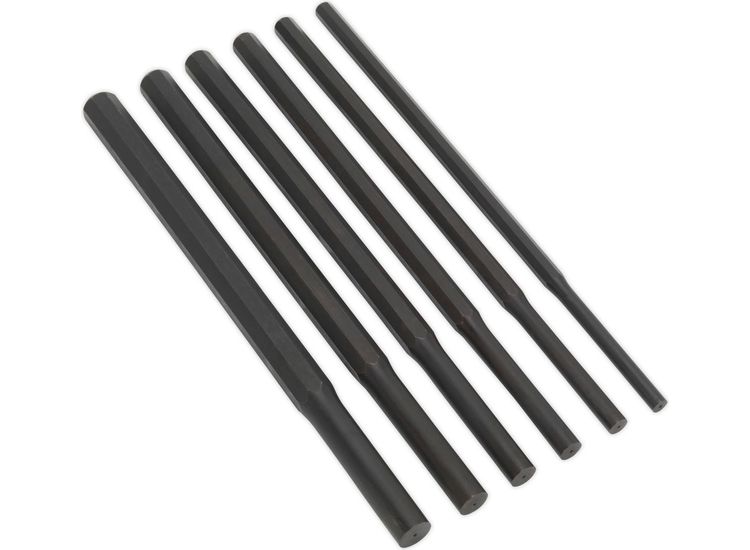 Sealey AK91226 Parallel Pin Punch Set 6pc Heavy-Duty Metric