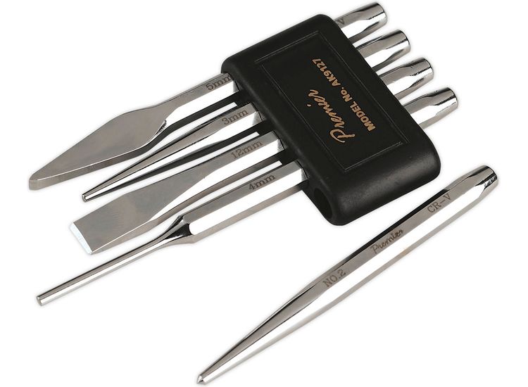 Sealey AK9127 Punch &amp; Chisel Set 5pc