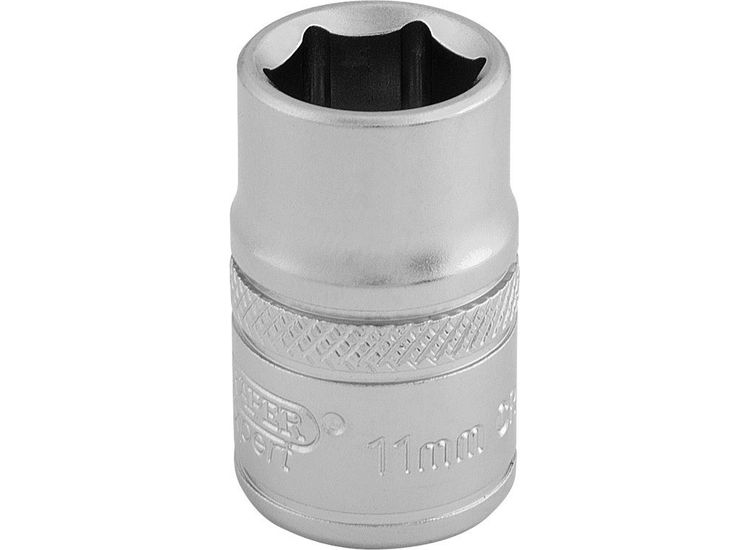 Draper 16536 3/8" Sq. Dr. 6 Point Metric Socket (11mm)