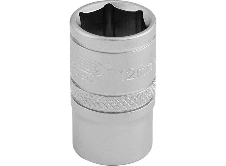 Draper 16537 3/8" Sq. Dr. 6 Point Metric Socket (12mm)