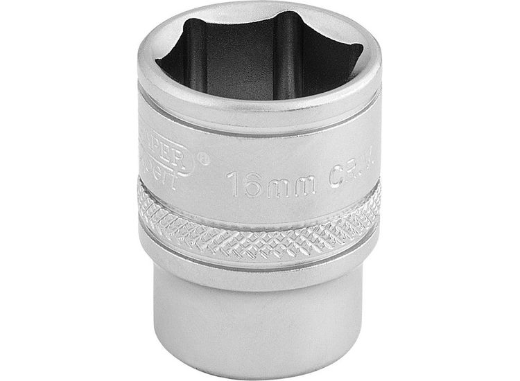 Draper 16542 3/8" Sq. Dr. 6 Point Metric Socket (16mm)