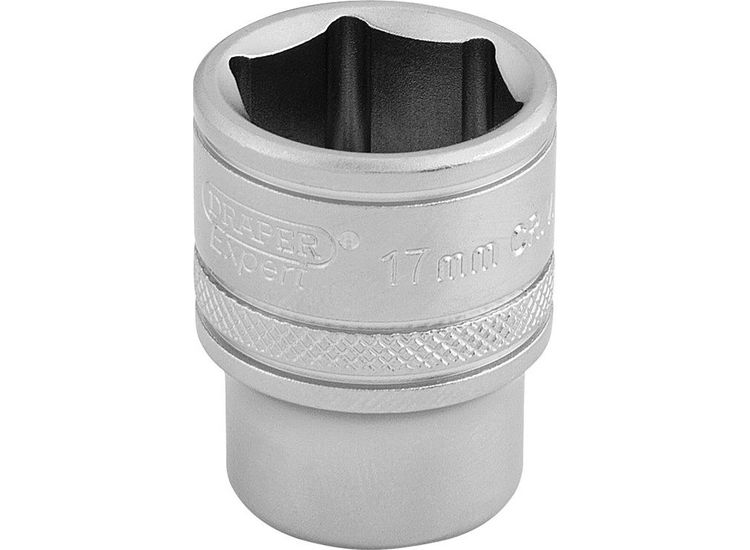 Draper 16543 3/8" Sq. Dr. 6 Point Metric Socket (17mm)