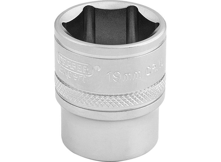 Draper 16545 3/8" Sq. Dr. 6 Point Metric Socket (19mm)