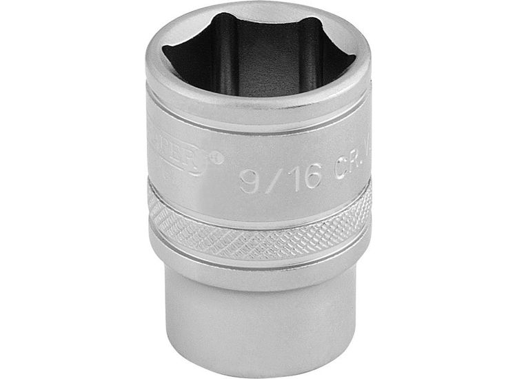Draper 16571 3/8" Sq. Dr. 6 Point Imperial Socket (9/16")