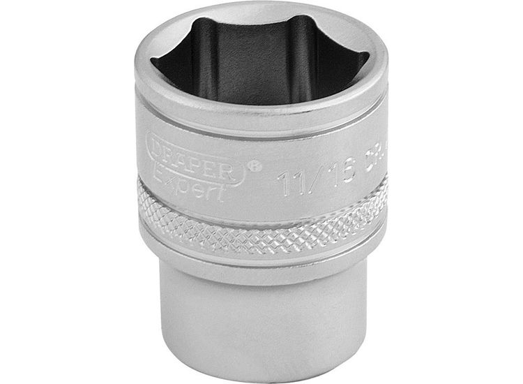 Draper 16573 3/8" Sq. Dr. 6 Point Imperial Socket (11/16")