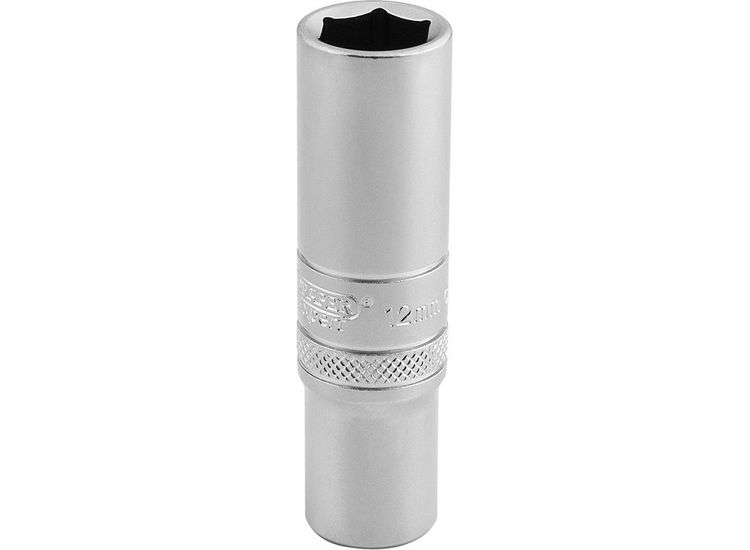 Draper 16580 3/8" Sq. Dr. 6 Point Metric Deep Socket (12mm)