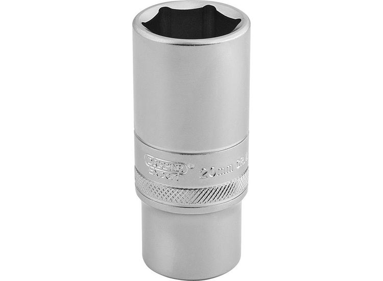 Draper 16587 3/8" Sq. Dr. 6 Point Metric Deep Socket (20mm)