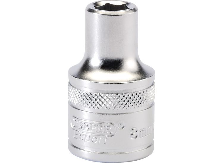 Draper 16595 1/2" Sq. Dr. 6 Point Metric Socket (8mm)