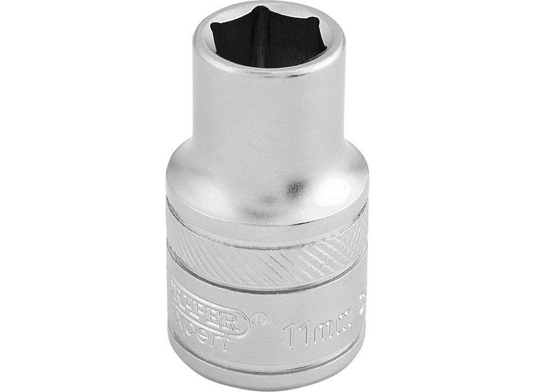 Draper 16600 1/2" Sq. Dr. 6 Point Metric Socket (11mm)