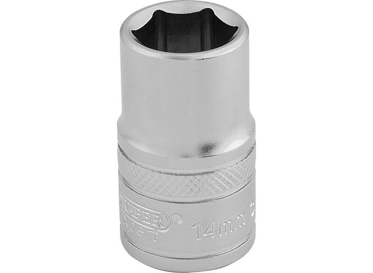 Draper 16604 1/2" Sq. Dr. 6 Point Metric Socket (14mm)