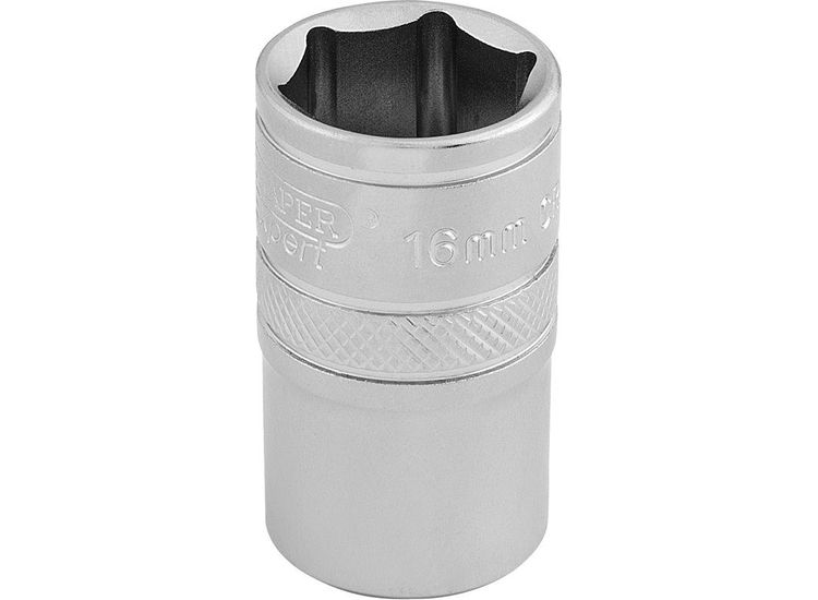Draper 16606 1/2" Sq. Dr. 6 Point Metric Socket (16mm)