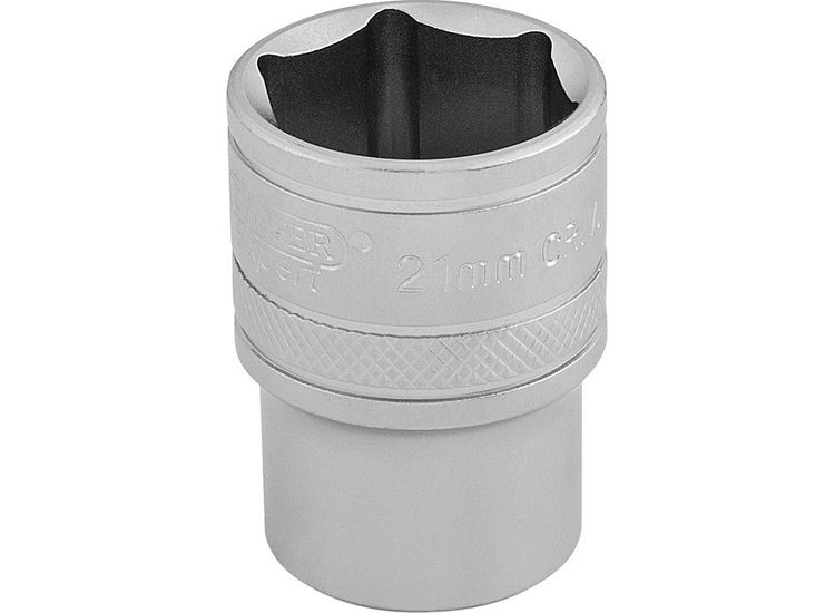 Draper 16612 1/2" Sq. Dr. 6 Point Metric Socket (21mm)