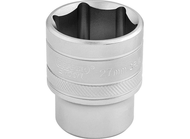 Draper 16618 1/2" Sq. Dr. 6 Point Metric Socket (27mm)